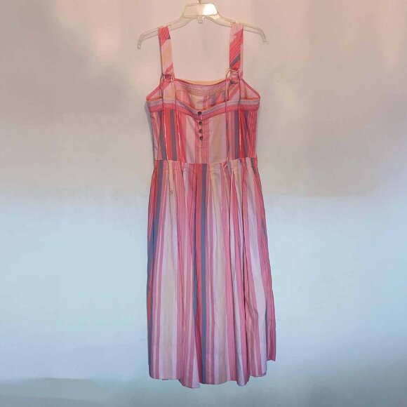 NWT Free People Primavera Stripe Midi Dress Size L & M - Picture 5 of 10